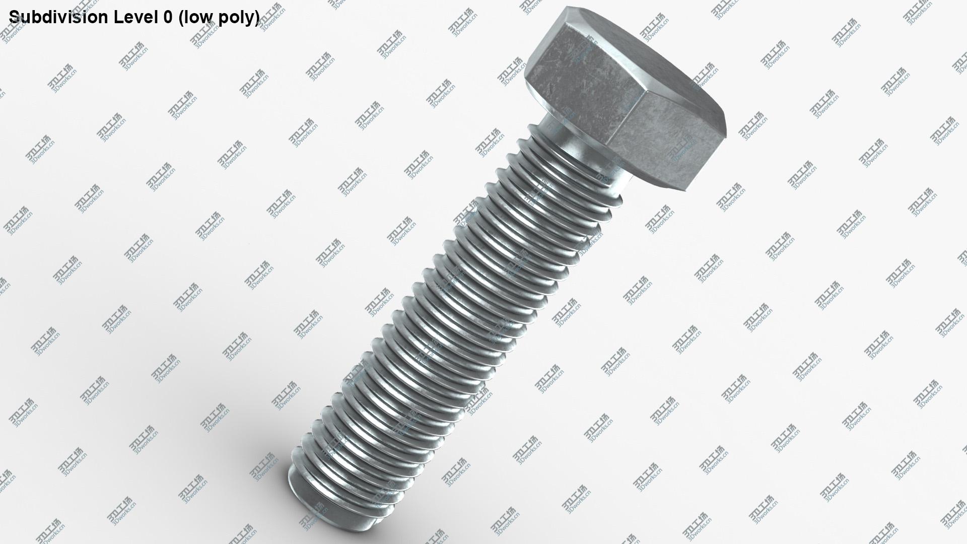 images/goods_img/2021040161/Hex Bolt Collection 3D model/5.jpg